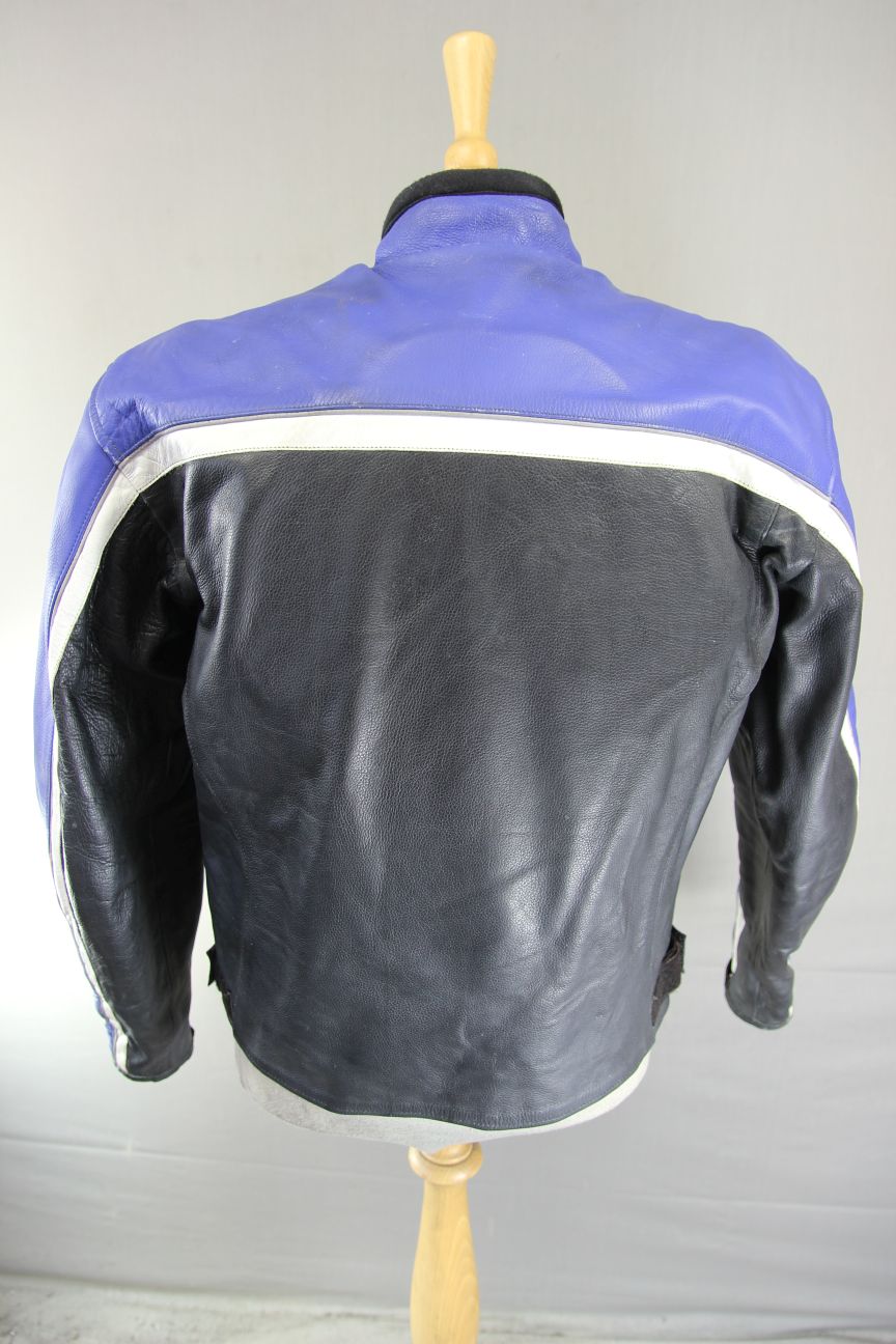 MIR PERFORMANCE LEATHER BIKER JACKET WITH CE ARMOUR & THERMAL LINING 42 INCH