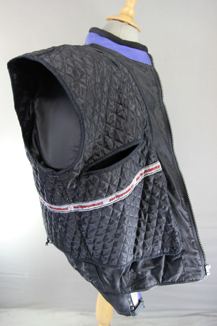 MIR PERFORMANCE LEATHER BIKER JACKET WITH CE ARMOUR & THERMAL LINING 42 INCH
