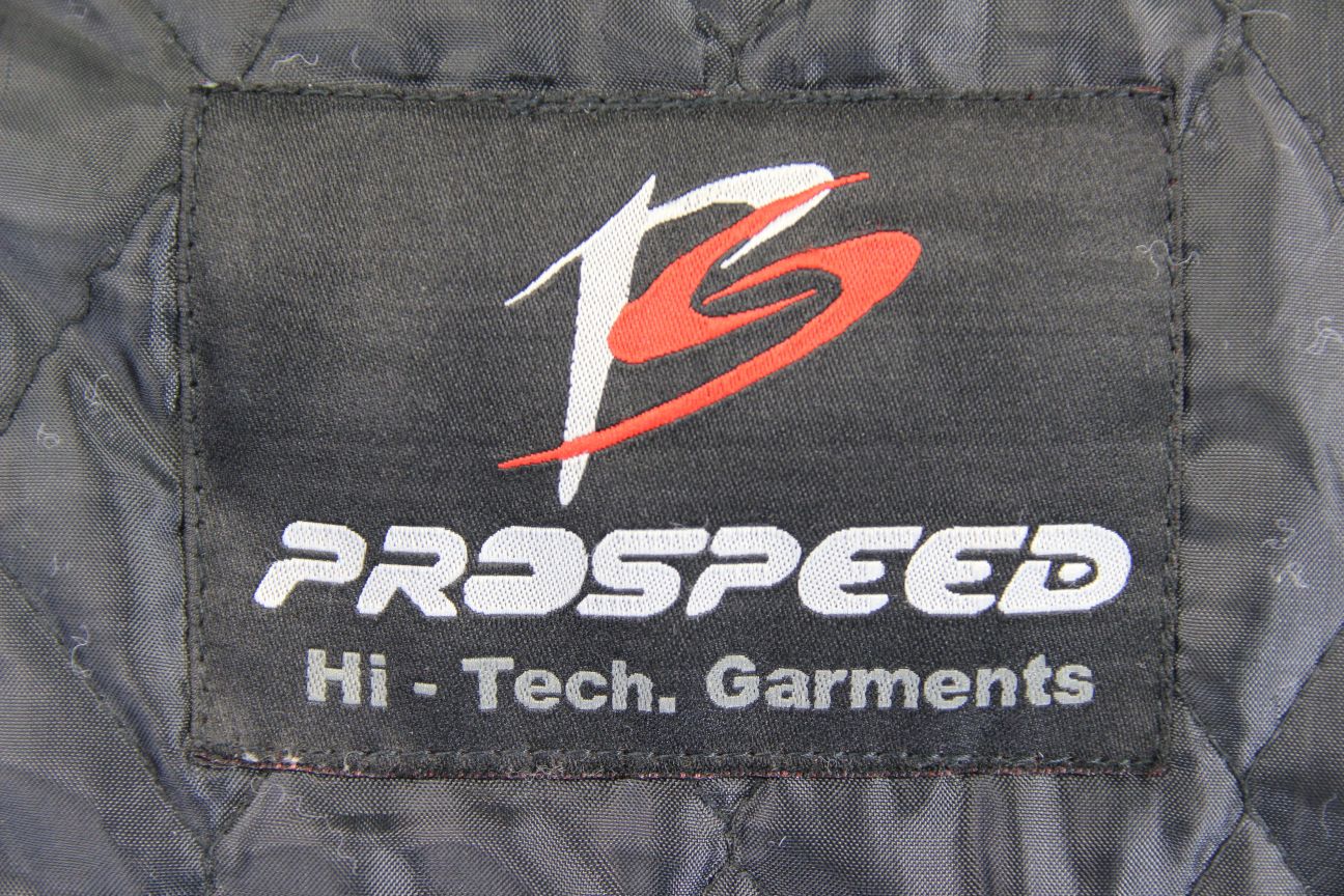 PROSPEED BLACK LEATHER BIKER JACKET WITH THERMAL LINING 40 INCH/XL