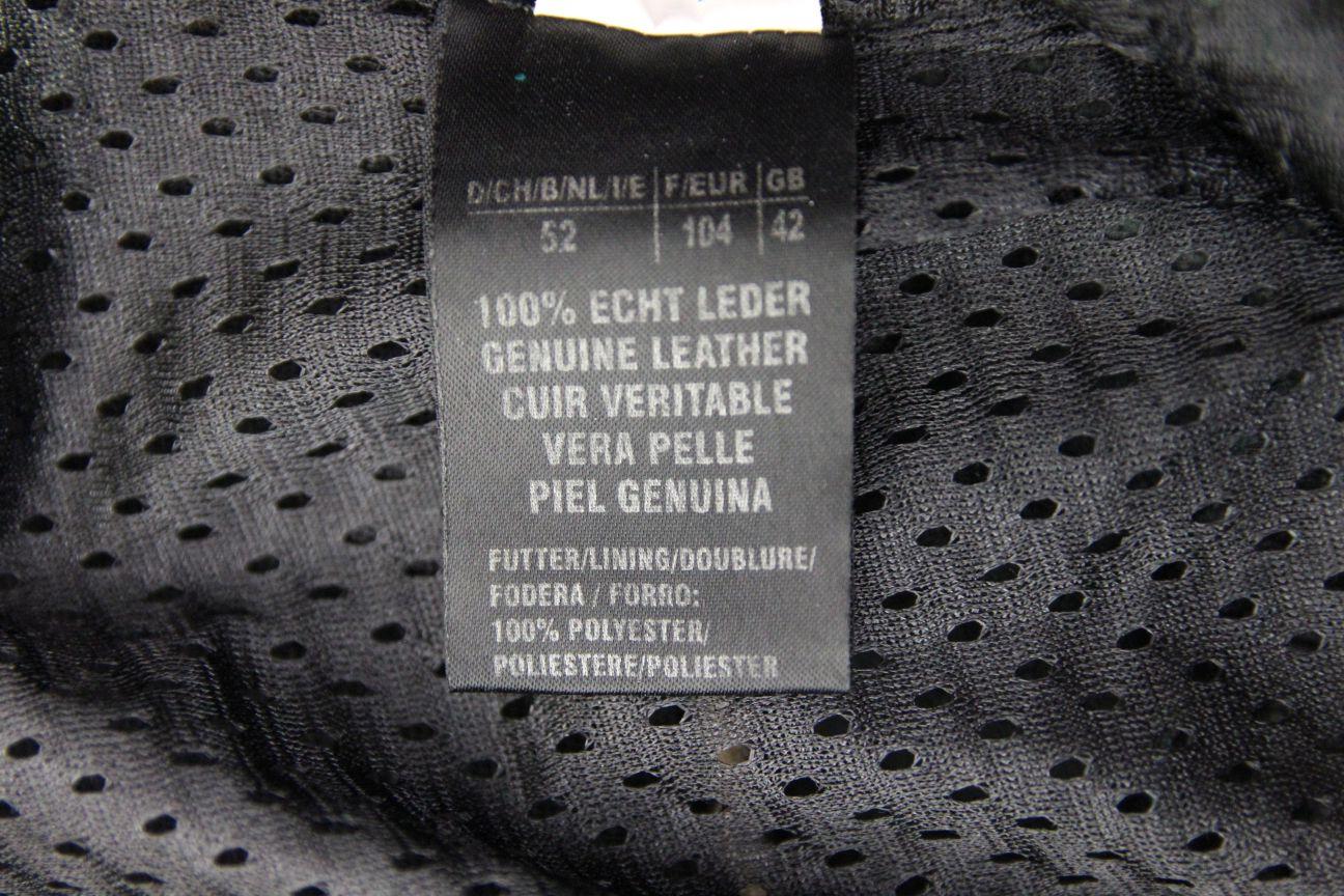 WALLACE SACKS LONDON LEATHER BIKER TROUSERS: WAIST 34-36 INCH/INSIDE LEG 32 INCH