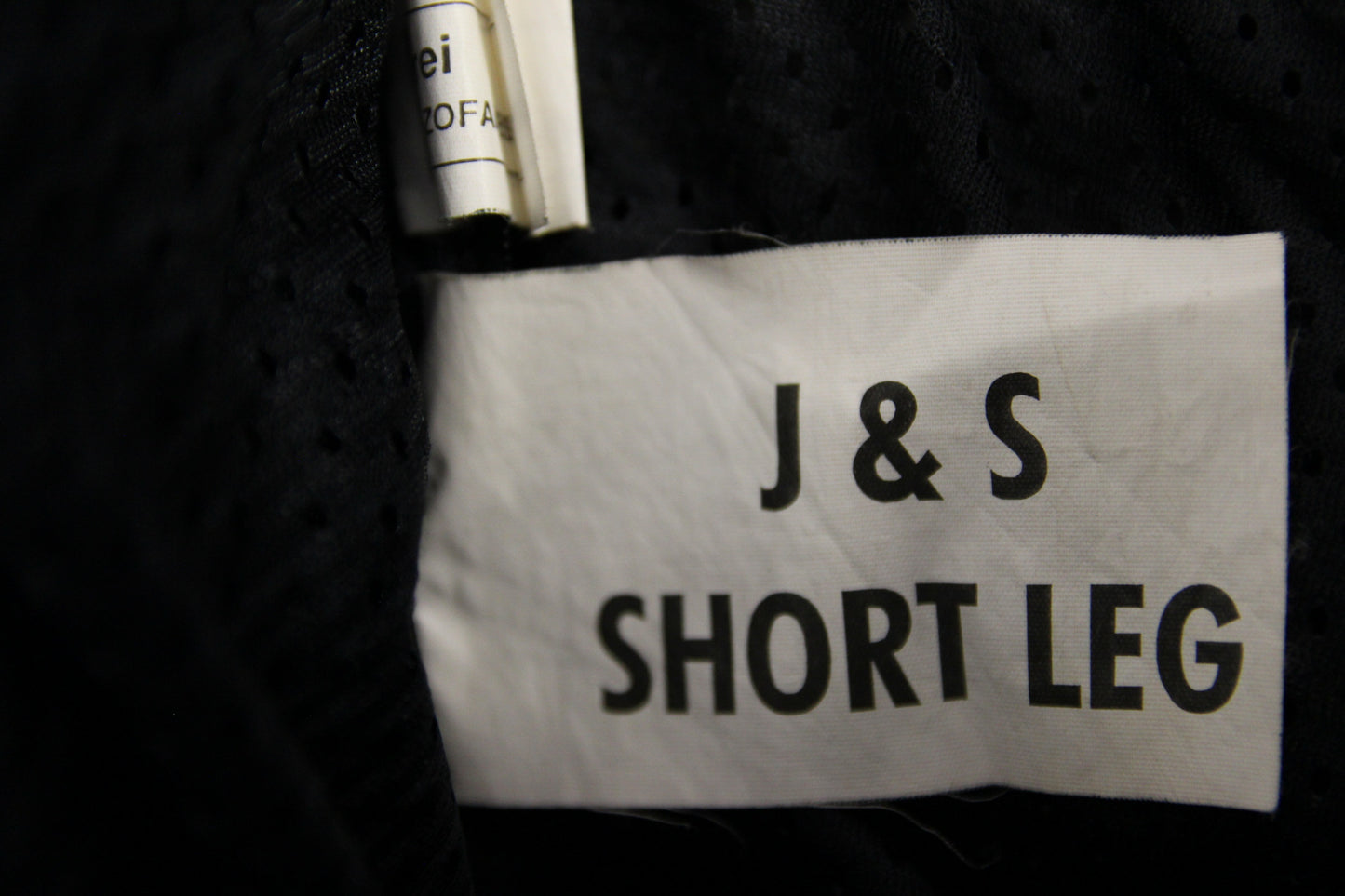 J&S BLACK LEATHER BIKER TROUSERS WAIST 34-36 INCH/INSIDE LEG 28 INCH (SHORT FIT)