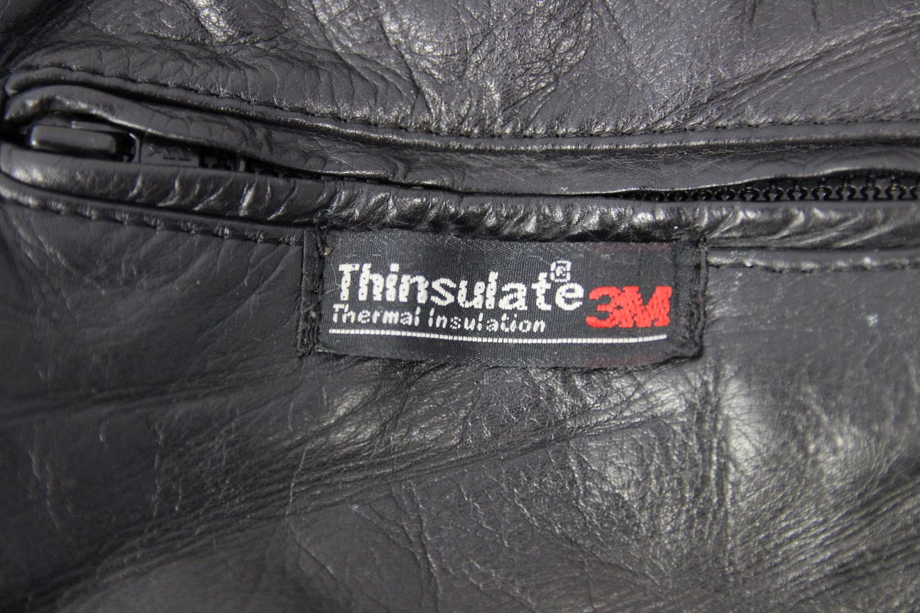 JUST BIKERS THINSULATE 3M THERMAL LINED BLACK LEATHER TROUSERS WAIST 36"/LEG 31"