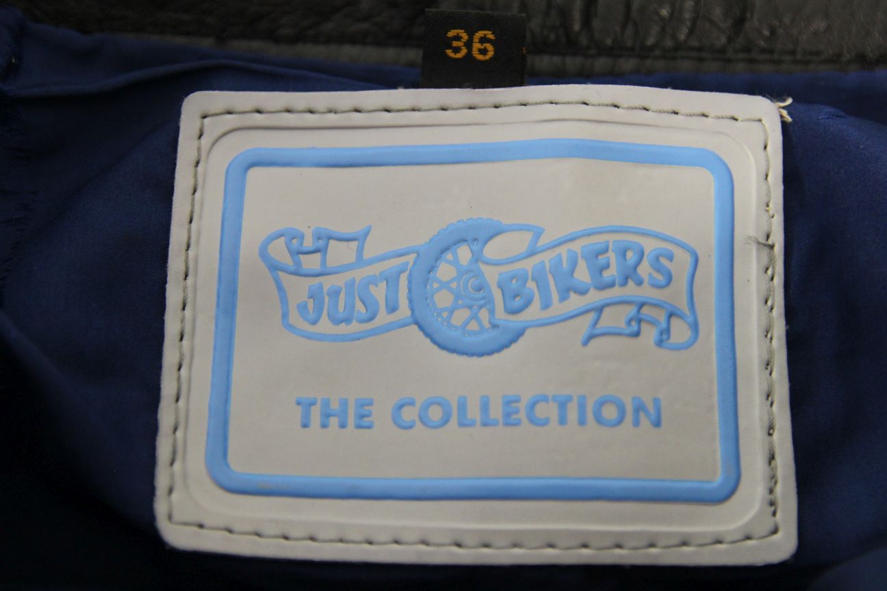 JUST BIKERS THINSULATE 3M THERMAL LINED BLACK LEATHER TROUSERS WAIST 36"/LEG 31"