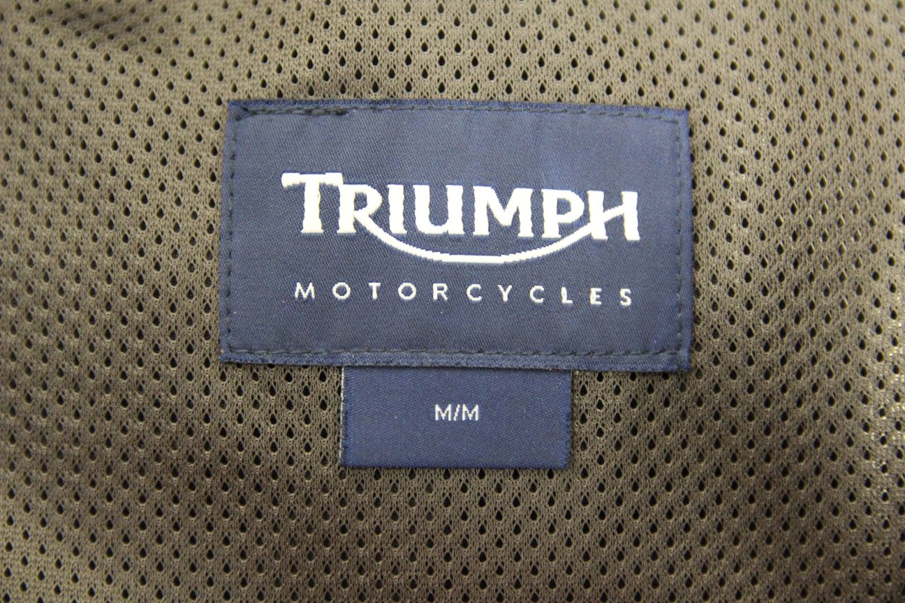 TRIUMPH WOMENS BLACK LEATHER BIKER TROUSERS WITH CE ARMOUR WAIST 34 IN/LEG 34 IN