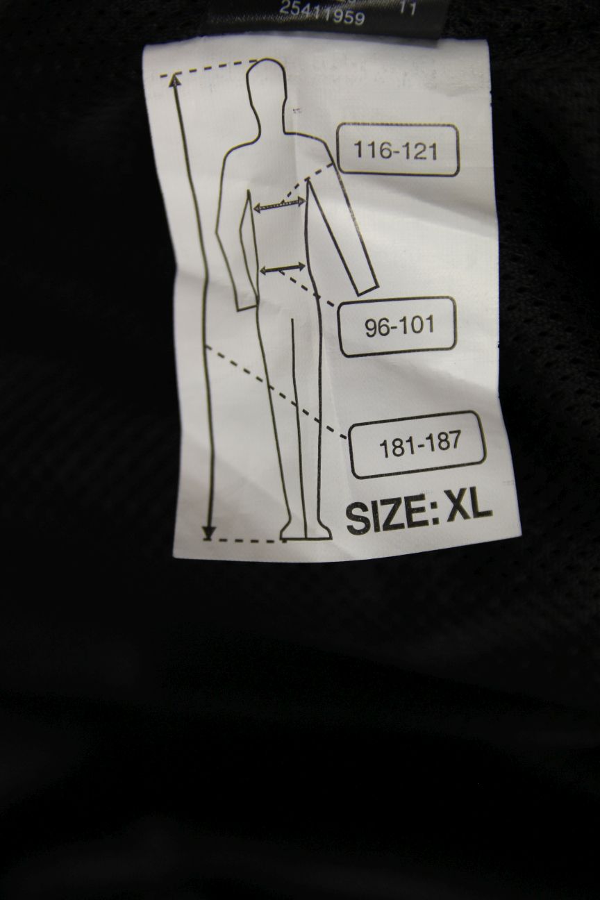 CRANE BLACK LEATHER BIKER JACKET WITH THERMAL LINING 46-48 INCHES/XL