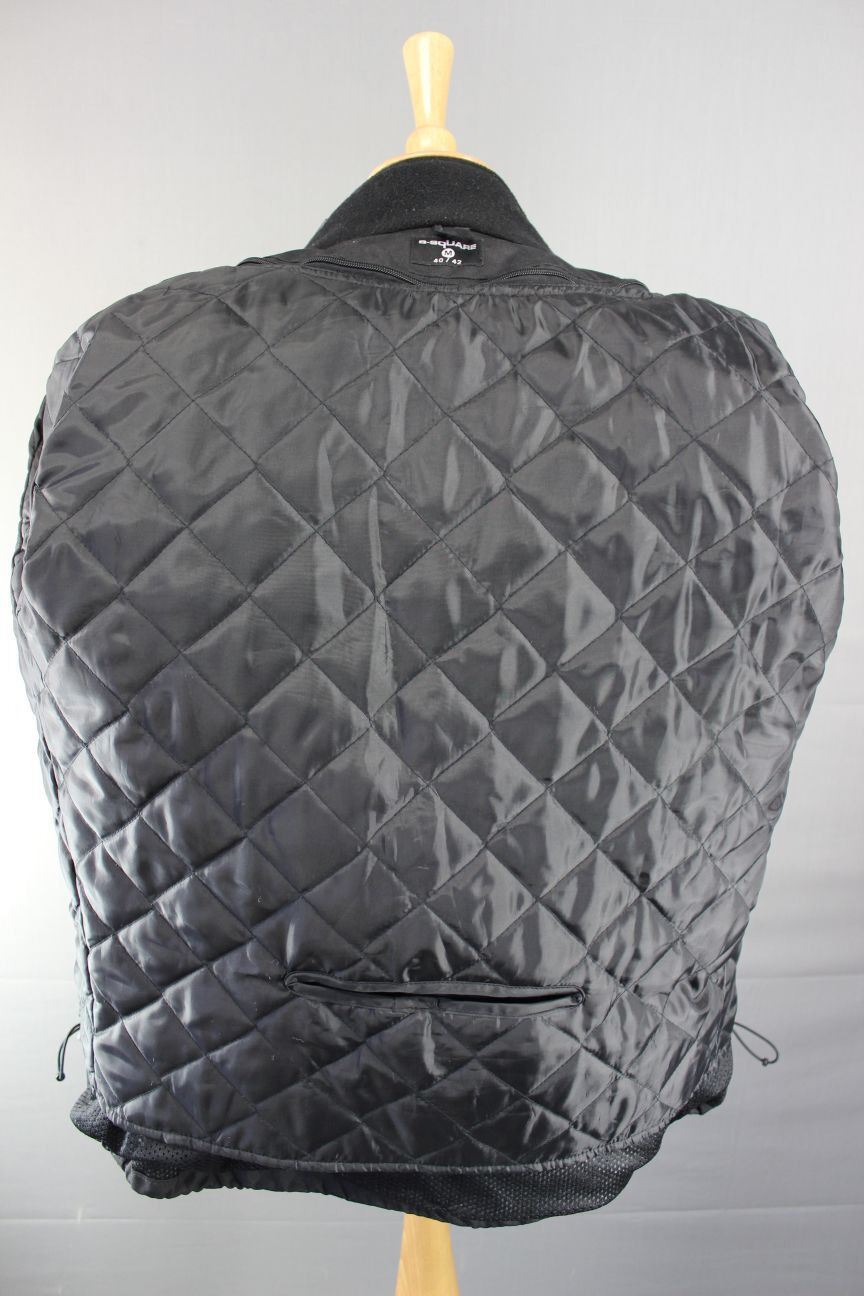 B-SQUARE TEXTILE BIKER JACKET + BACK/SHOULDER/ELBOW CE ARMOUR/THERMAL LINING 40"