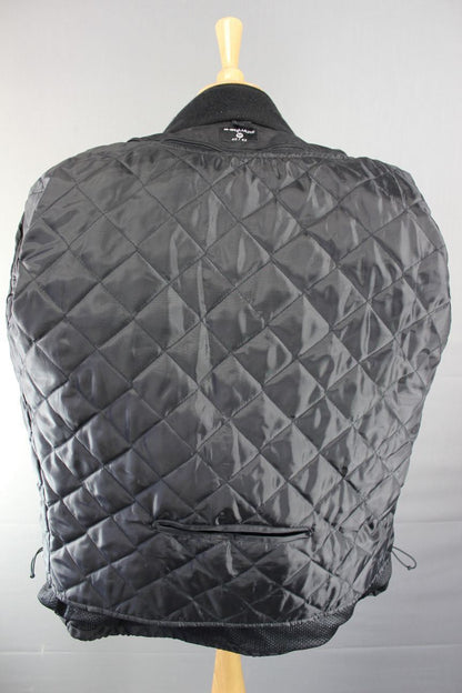 B-SQUARE TEXTILE BIKER JACKET + BACK/SHOULDER/ELBOW CE ARMOUR/THERMAL LINING 40"