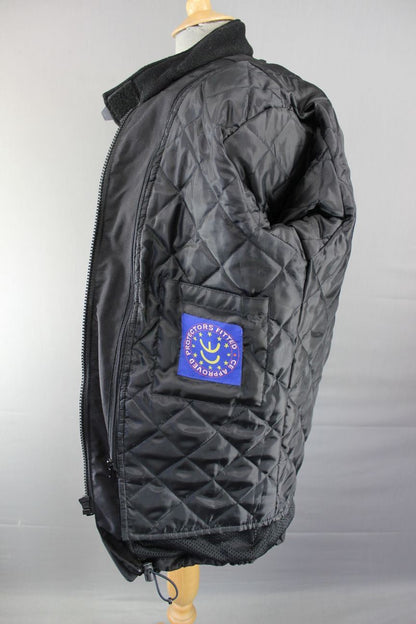B-SQUARE TEXTILE BIKER JACKET + BACK/SHOULDER/ELBOW CE ARMOUR/THERMAL LINING 40"