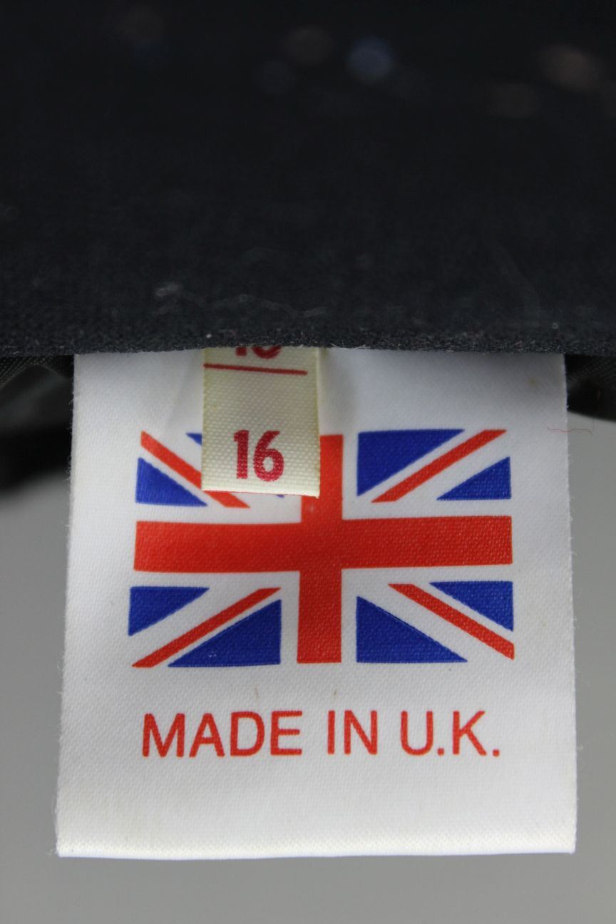 CLASSIC BRITISH MADE SPORTEX DOLOMITE BLACK LEATHER BIKER JACKET SIZE 16