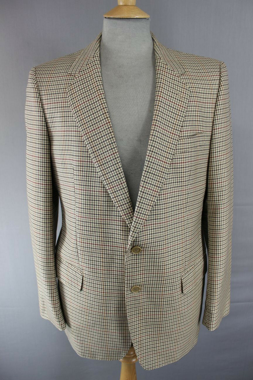 VINTAGE 1980s MERINO EXTRAFINE PURE WOOL JACKET 40 INCH