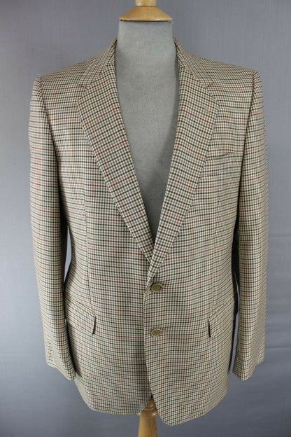 VINTAGE 1980s MERINO EXTRAFINE PURE WOOL JACKET 40 INCH