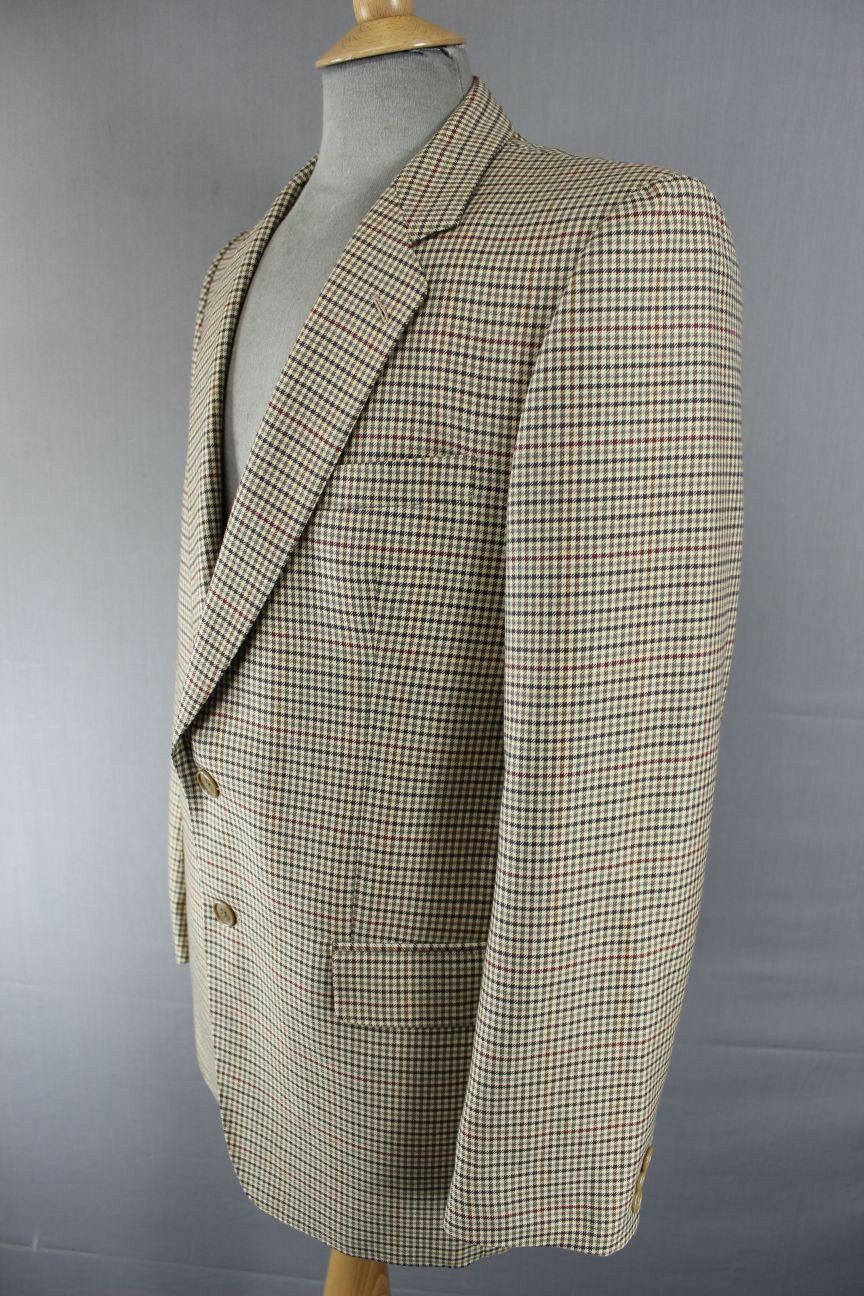 VINTAGE 1980s MERINO EXTRAFINE PURE WOOL JACKET 40 INCH