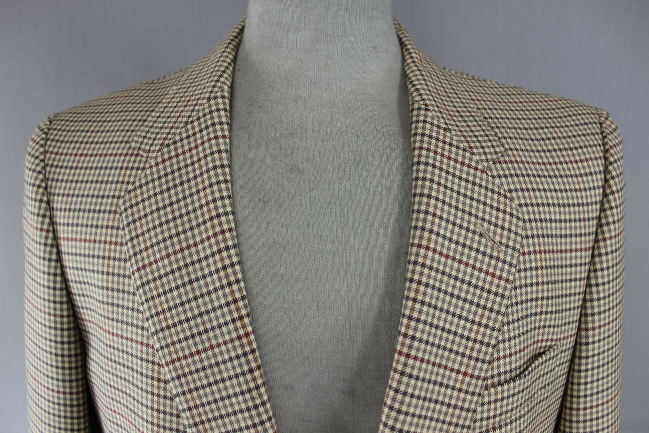 VINTAGE 1980s MERINO EXTRAFINE PURE WOOL JACKET 40 INCH