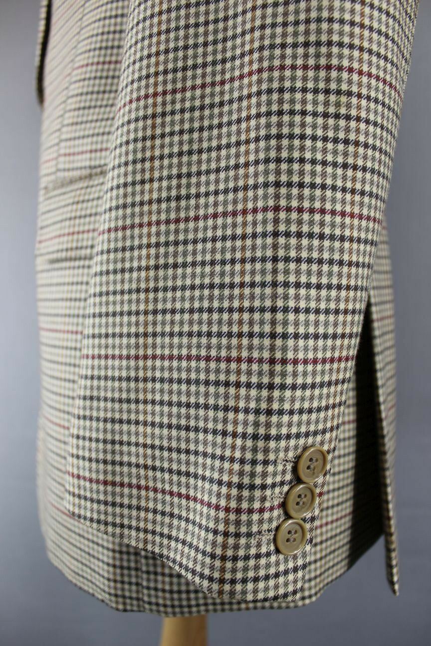 VINTAGE 1980s MERINO EXTRAFINE PURE WOOL JACKET 40 INCH