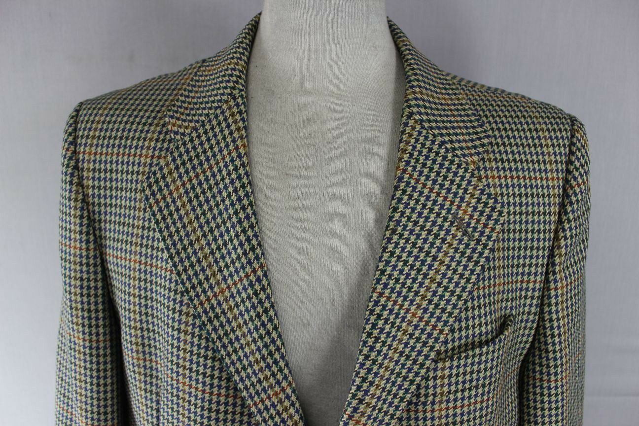 BRITISH MADE 3 POCKET GREEN BROOK TAVERNER PURE WOOL SAXONY SUPREME JACKET 42 IN