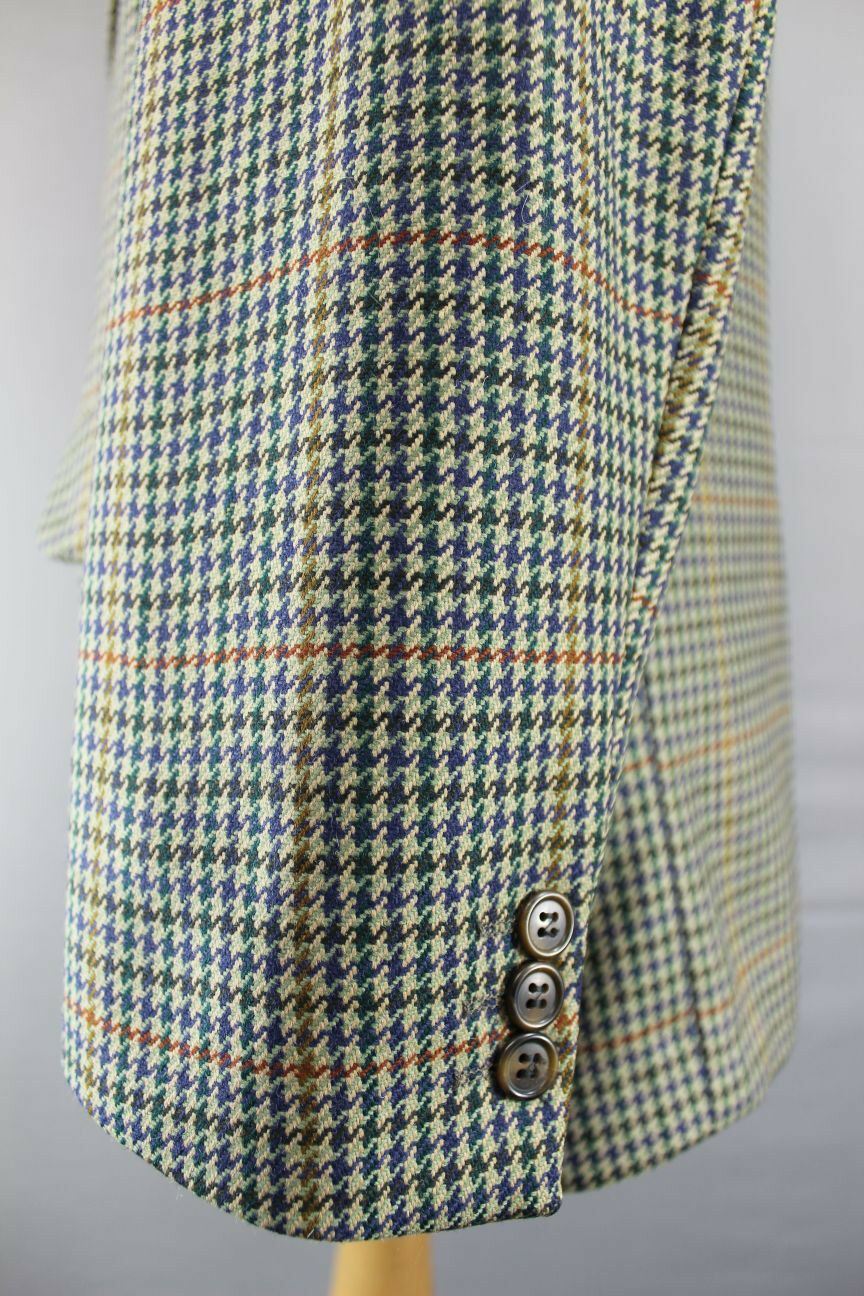 BRITISH MADE 3 POCKET GREEN BROOK TAVERNER PURE WOOL SAXONY SUPREME JACKET 42 IN