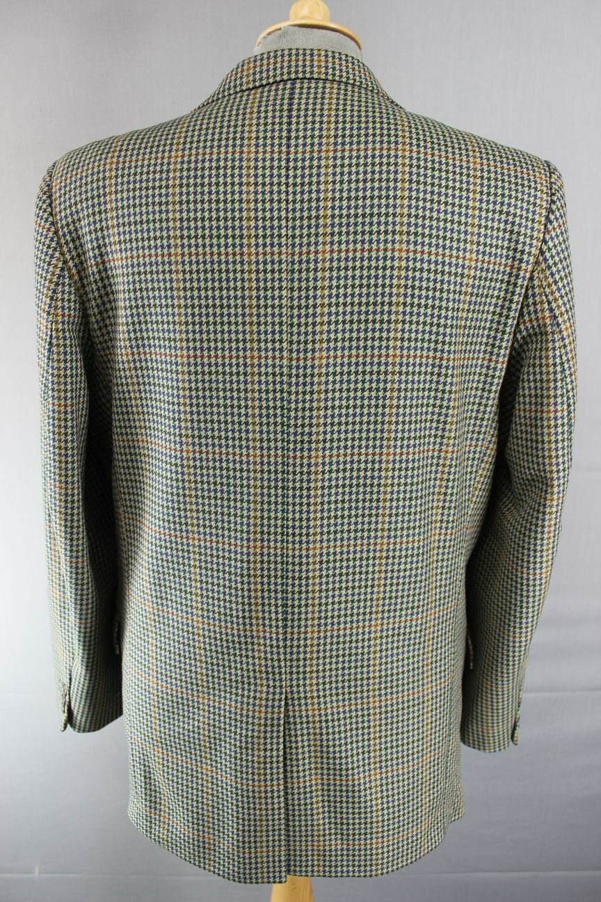 BRITISH MADE 3 POCKET GREEN BROOK TAVERNER PURE WOOL SAXONY SUPREME JACKET 42 IN