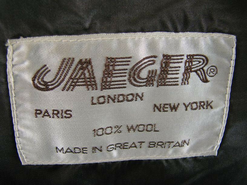 SUPERB BRITISH MADE PURE WOOL JAEGER GREY TWEED JACKET 42 INCH