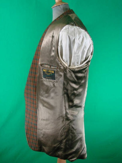 SUPERB JOHN G.HARDY PURE WOOL TWEED JACKET 42 IN (LONG)