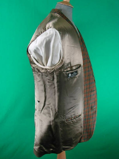SUPERB JOHN G.HARDY PURE WOOL TWEED JACKET 42 IN (LONG)