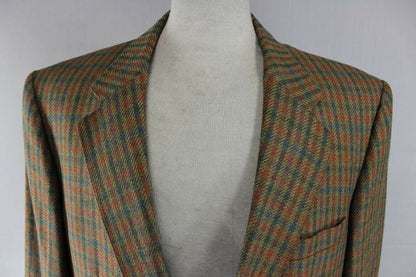 SUPERB JOHN G.HARDY PURE WOOL TWEED JACKET 42 IN (LONG)