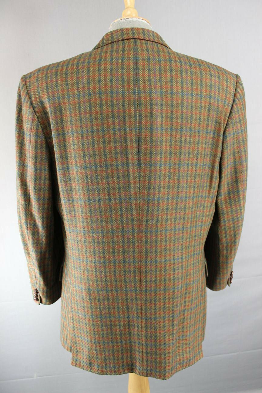 SUPERB JOHN G.HARDY PURE WOOL TWEED JACKET 42 IN (LONG)