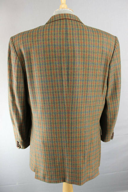SUPERB JOHN G.HARDY PURE WOOL TWEED JACKET 42 IN (LONG)