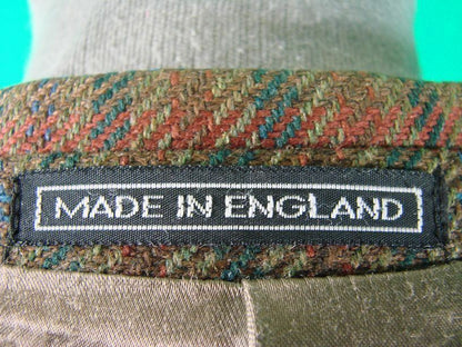 SUPERB JOHN G.HARDY PURE WOOL TWEED JACKET 42 IN (LONG)