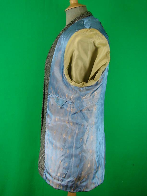 U ARE U CLASSIC WOOL/POLYESTER GREY TWEED JACKET 40 INCH