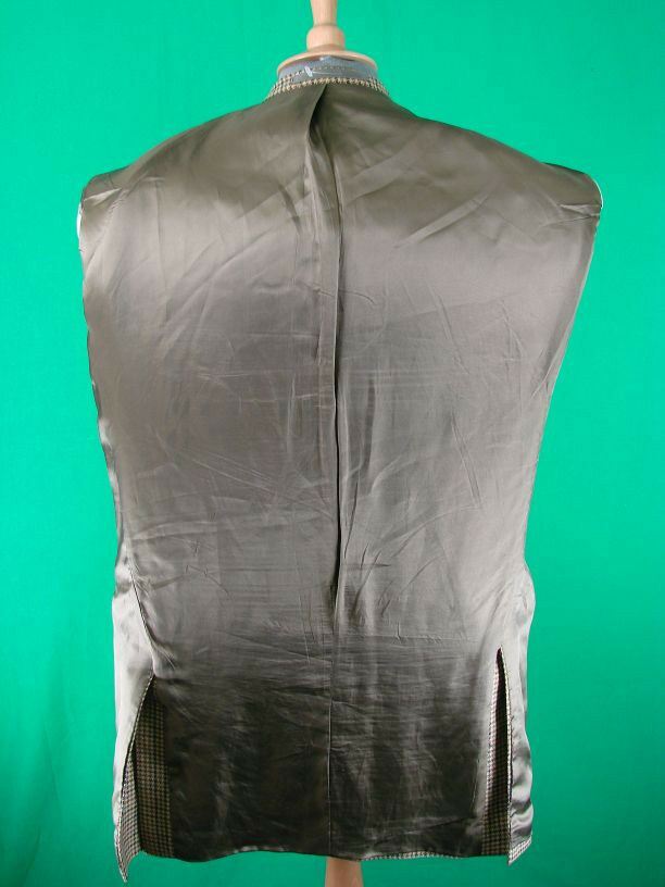 SUPERB BROOK TAVERNER PURE WOOL GREEN CHECKED JACKET 42 INCH