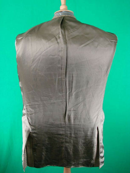 SUPERB BROOK TAVERNER PURE WOOL GREEN CHECKED JACKET 42 INCH