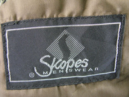 CLASSIC 3 POCKET SKOPES PURE WOOL GREEN CHECKED TWEED JACKET 42 INCH