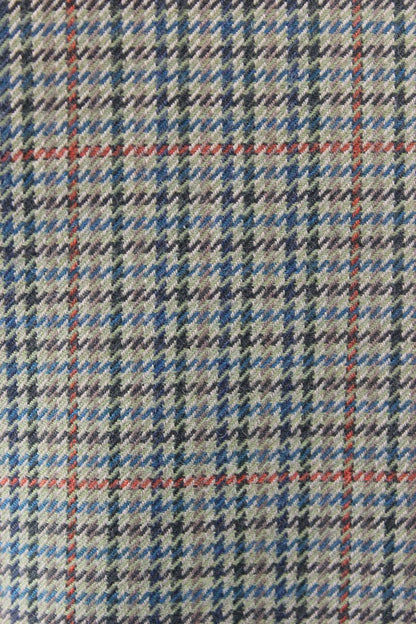 CLASSIC SKOPES GREEN HOUNDSTOTH CHECKED WOOL BLEND  JACKET 40 INCH