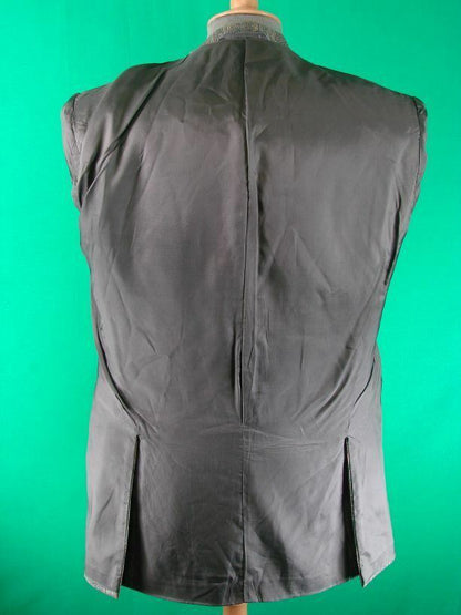 CLASSIC CROMBIE FINE TWIST WORSTED PURE WOOL GREEN STRIPED TWEED JACKET 39 INCH