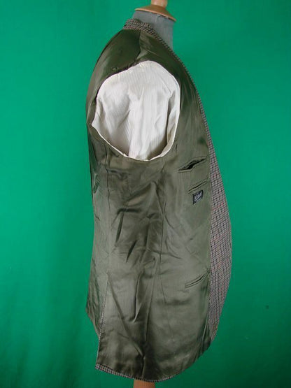 CLASSIC MAGEE PURE WOOL CHECKED GREEN DUNEAGLE TWIST JACKET 42 INCH