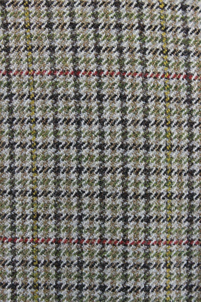 CLASSIC MAGEE PURE WOOL CHECKED GREEN DUNEAGLE TWIST JACKET 42 INCH