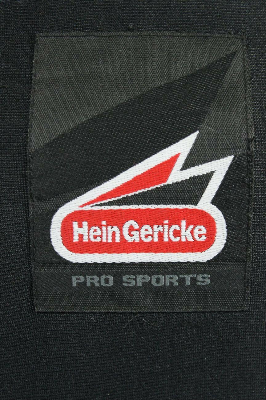 HEIN GERICKE PRO SPORTS LEATHER BIKER JACKET WITH REMOVABLE CE PROTECTORS: 36 IN