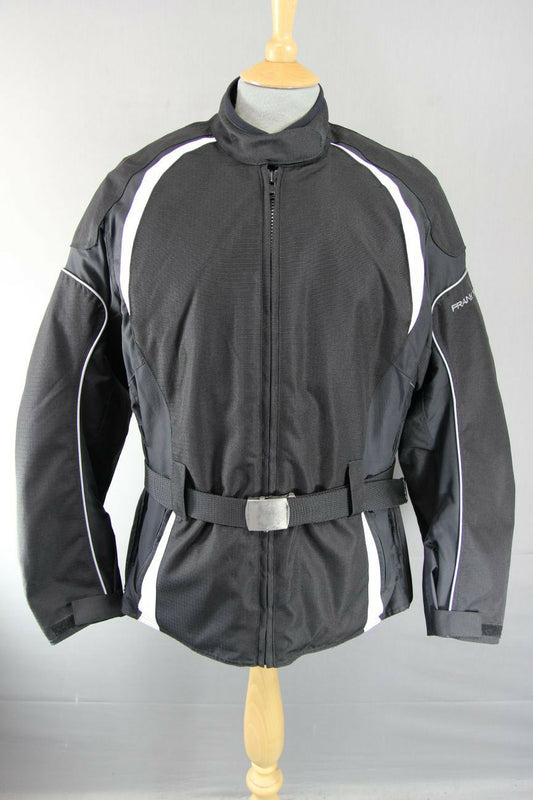 FRANK THOMAS LADY RIDER AQUAPORE BIKER JACKET + CE ARMOUR & THERMAL LINING: S&XL