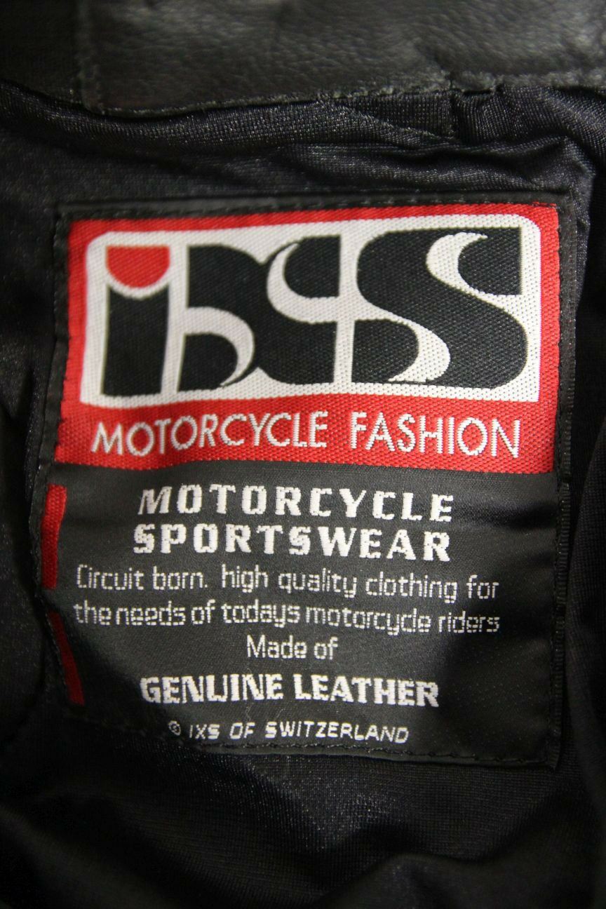 CLASSIC IXS BLACK LEATHER BIKER TROUSERS: WAIST 28 INCHES/INSIDE LEG 28 INCHES