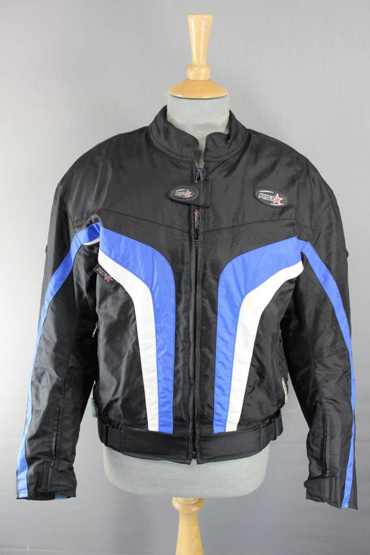 RST TEXTILE BIKER JACKET WITH REMOVABLE CE BACK, SHOULDER & ELBOW PROTECTORS 38"