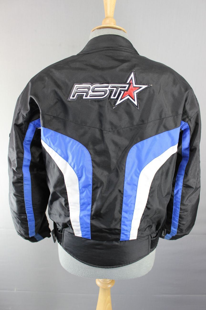 RST TEXTILE BIKER JACKET WITH REMOVABLE CE BACK, SHOULDER & ELBOW PROTECTORS 38"
