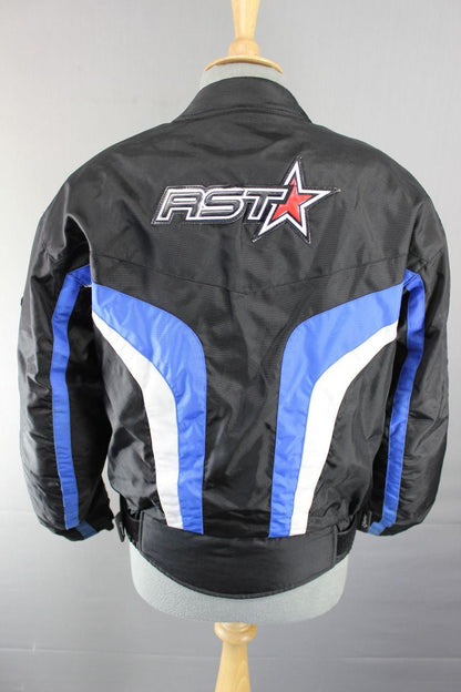 RST TEXTILE BIKER JACKET WITH REMOVABLE CE BACK, SHOULDER & ELBOW PROTECTORS 38"
