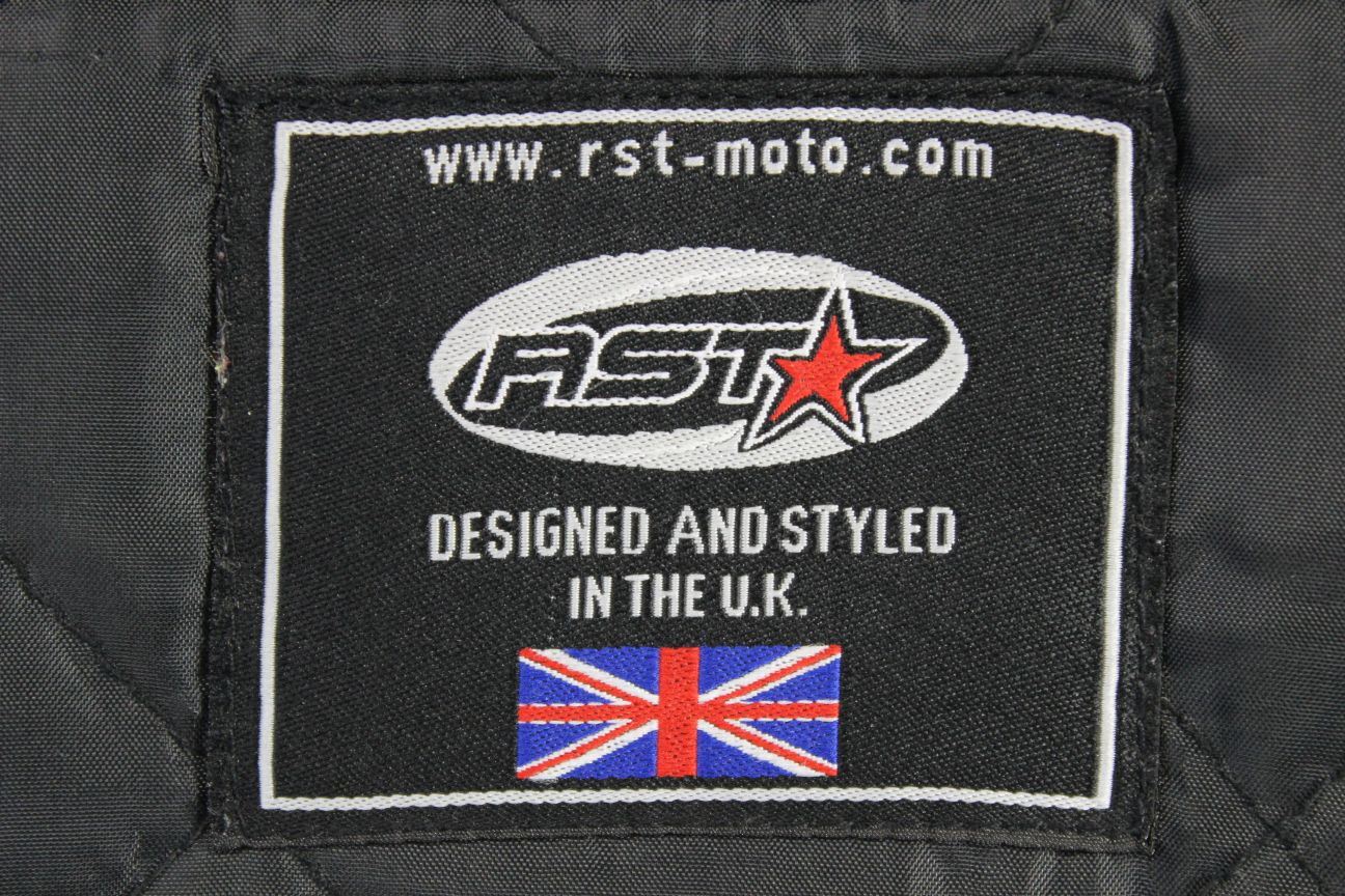 RST TEXTILE BIKER JACKET WITH REMOVABLE CE BACK, SHOULDER & ELBOW PROTECTORS 38"