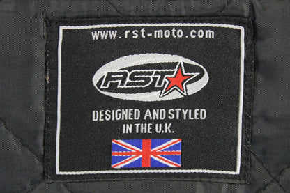RST TEXTILE BIKER JACKET WITH REMOVABLE CE BACK, SHOULDER & ELBOW PROTECTORS 38"