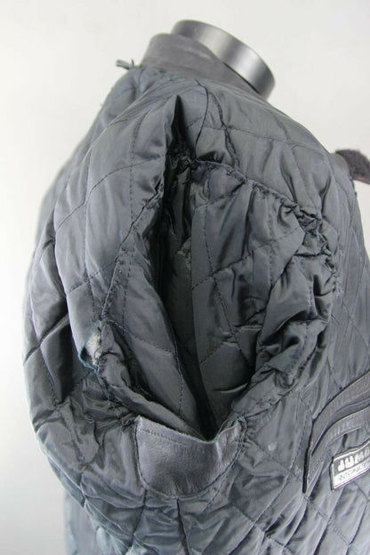 CLASSIC JUMBO INTERNATIONAL BLACK LEATHER BIKER JACKET 40 INCH