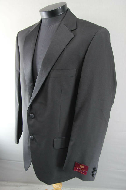 BNWT SCOTT & TAYLOR BLACK FORMAL TWO BUTTONED TUXEDO DINNER JACKET 42-44 INCH