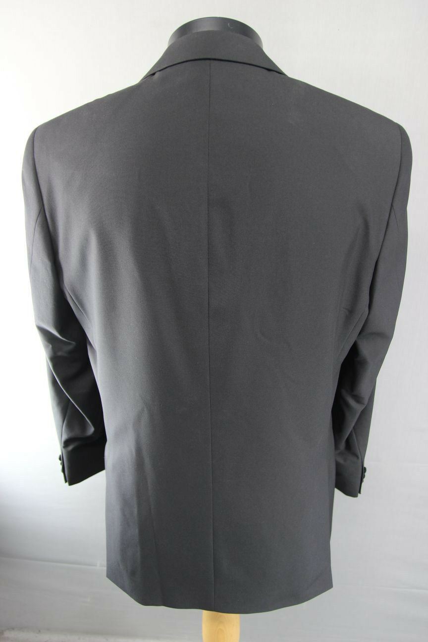 BNWT SCOTT & TAYLOR BLACK FORMAL TWO BUTTONED TUXEDO DINNER JACKET 42-44 INCH