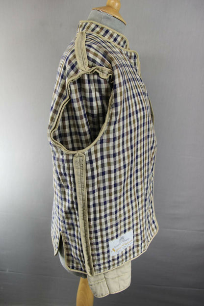 SUPERB AQUASCUTUM BRITISH MADE CLASSIC QUILTED BEIGE JACKET 36-38 INCH CHEST