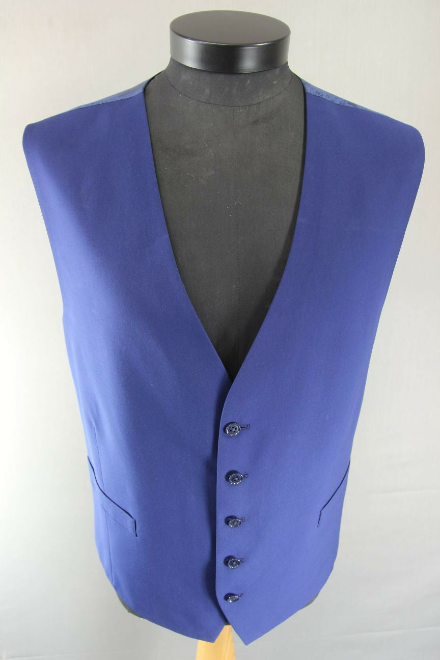 BRAND NEW GARETH SOUTHGATE ENGLAND STYLE BLUE WAISTCOAT 36 & 52 INCH