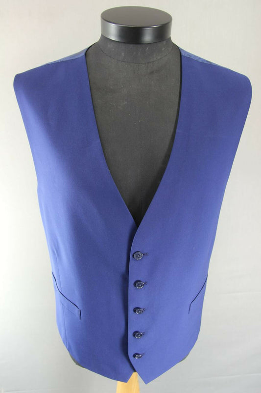 BRAND NEW GARETH SOUTHGATE ENGLAND STYLE BLUE WAISTCOAT 36 & 52 INCH